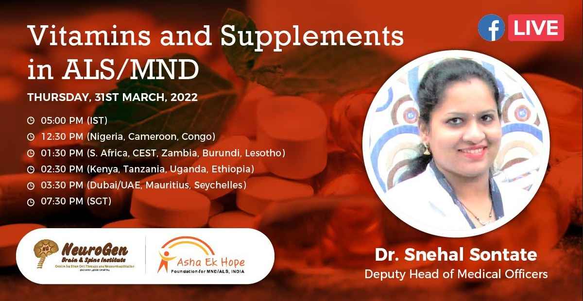 Vitamins and Supplements in ALS/MND
